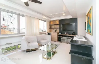 Apartamento para venda - 110.55m², 3 dormitórios, sendo 2 suites, 1 vaga - petrópolis