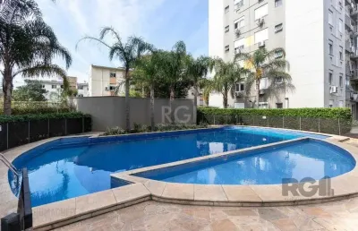 Apartamento de 50,85m2, 2 dormitórios, 1 banheiro e 1 vaga escriturada.
