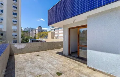 Cobertura no bairro petrópolis de 2 dormitórios e 2 vagas desocupada