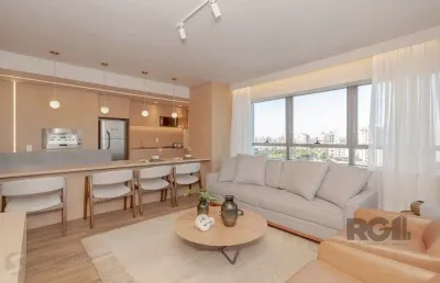 Apto de 1 dormitório com 60m² pronto para morar com 2 vagas e vista panorâmica