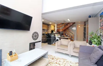 Cobertura para venda - 106.84m², 3 dormitórios, sendo 2 suites, petrópolis