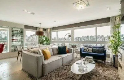 Vende-se luxuoso apartamento 3 suítes, 2 vagas a 50m da encol - 148m² - bela vista