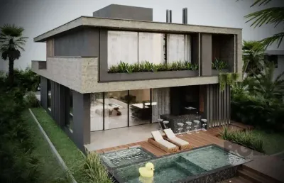 Casa em condomínio fechado com 5 quartos à venda na Rua Rio Novo, 2046, Atlântida, Xangri-Lá