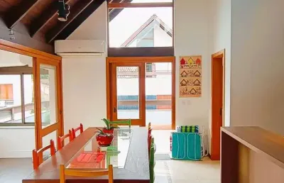 Linda cobertura, 3 quartos, 1 suíte, infra completa no bairro ipanema, com ofurô.