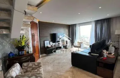 Apartamento duplex com 2 dormitórios suites à venda, 170 m² por r$ 1.200.000 - vila moreira - guarulhos/sp