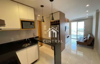 Studio para locação - via alameda - 37m² - 1 vaga - centro guarulhos/sp