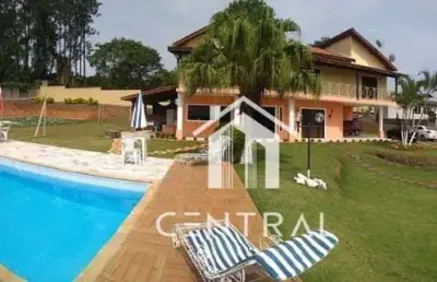 Belíssima chácara com 6 dormitórios à venda, 2000 m² -  atibaia/sp