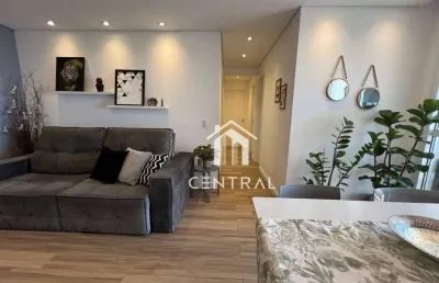 Apartamento com 3 dormitórios à venda, 81 m² - condomínio the gate - jardim flor da montanha - guarulhos/sp