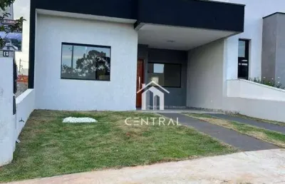 Casa com 3 dormitórios, 105 m² - venda por r$ 623.000,00 ou aluguel por r$ 4.000,00/mês - condomínio residencial villaggio ipanema i - sorocaba/sp