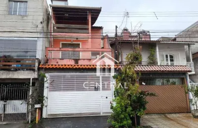 Sobrado com 5 dormitórios para alugar, 250 m² por r$ 3.600/mês - parque continental ii - guarulhos/sp