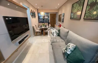 Apartamento a venda - condomínio bem estar - 62m² - 2 dormitórios - 1 suíte - 1 vaga - varanda - vila rosália guarulhos/sp