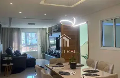 Sobrado alto padrão com 122m² -  à venda por r$ 1.150.000,00 – jardim santa mena -guarulhos/sp
