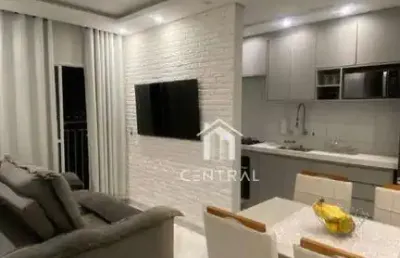 Apartamento com 2 dormitórios à venda, 47 m² por r$ 287.000,00 - caguaçu - sorocaba/sp