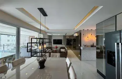 Apartamento mobiliado no edifício barcelona com 3 dormitórios para alugar, 145 m² por r$ 13.430/mês - bosque maia - guarulhos/sp