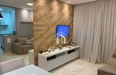 Apartamento com 2 dormitórios com moveis planejados à venda, 54 m² por r$ 220.000 - éden - sorocaba/sp