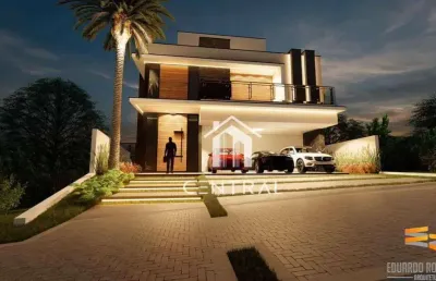 Casa com 3 dormitórios à venda, 400 m² por r$ 4.190.000,00 - alphaville nova esplanada i - votorantim/sp