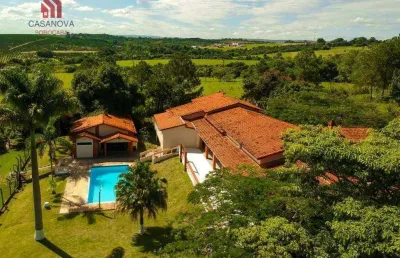 Chácara com 5 dormitórios para alugar, 20000 m² por r$ 19.500,00/mês - jardim novo mundo - sorocaba/sp