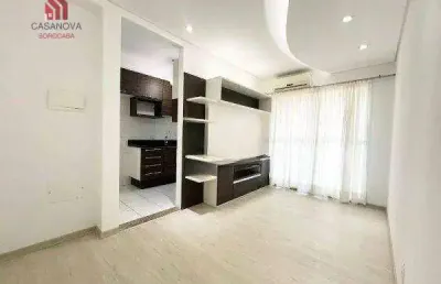 Apartamento com 2 dormitórios, área de lazer completa à venda, 53 m² por r$ 382.000 - jardim são carlos - sorocaba/sp