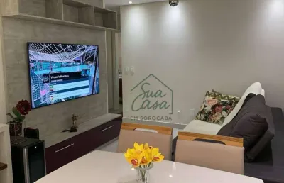 Apartamento com 3 dormitórios para alugar, 80 m² por r$ 2.800/mês - jardim nova manchester - sorocaba/sp