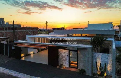 Casa com 3 suítes à venda, 180 m² por r$ 2.000.000 - colinas tropical - cascavel/pr