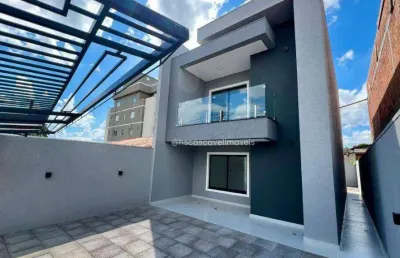 Sobrado com 3 suítes à venda, 130 m² - coqueiral - cascavel/pr