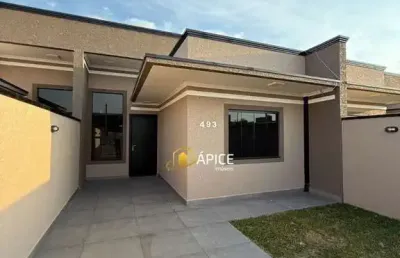 Casa nova com suíte e espaço gourmet no bairro estados em fazenda rio grande