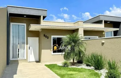 Casa com suíte e energia solar no bairro iguaçu em fazenda rio grande