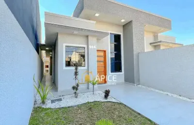 Casa com suíte e espaço gourmet no bairro santa terezinha, fazenda rio grande