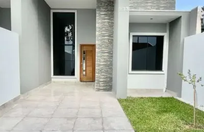 Casa nova com suíte no bairro nações em fazenda rio grande – 3 quartos