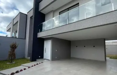 Sobrado com suíte no bairro iguaçu em fazenda rio grande com 2 vagas