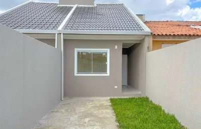 Casa nova no bairro campo de santana com quintal e 2 quartos