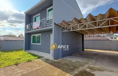 Sobrado com 2 suítes e 4 vagas no bairro eucaliptos, fazenda rio grande