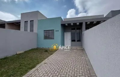 Casa com 3 quartos e quintal no bairro iguaçu, fazenda rio grande