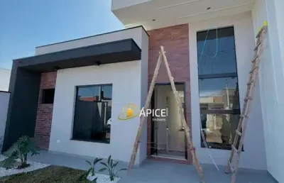 Casa nova com 3 quartos no bairro eucaliptos em fazenda rio grande
