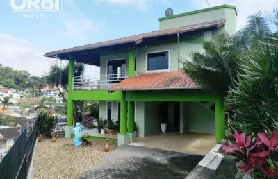 Casa com 3 dormitórios à venda, 200 m² por r$ 880.000,00 - escola agrícola - blumenau/sc