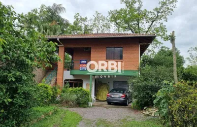 Casa com 4 dormitórios à venda, 340 m² por r$ 750.000,00 - salto weissbach - blumenau/sc