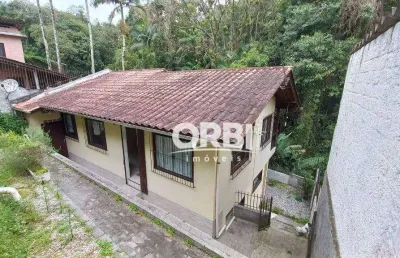 2 casas no mesmo terreno à venda, 374 m² por r$ 349.000 - valparaíso - blumenau/sc