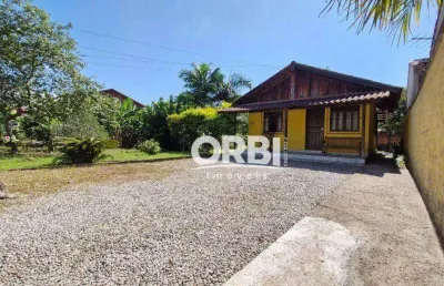 Amplo terreno com casa com 1 dormitório à venda, 57 m² por r$ 595.000 - figueira - gaspar/sc