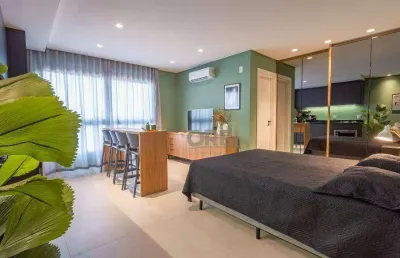 Apartamento com 1 dormitório à venda, 31 m² por r$ 420.000,00 - centro - blumenau/sc