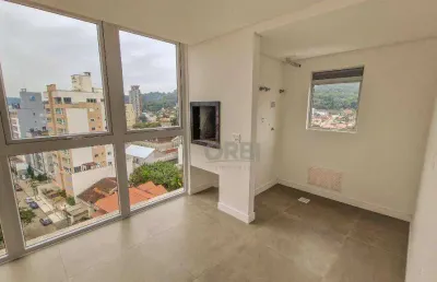 Apartamento com 2 dormitórios e 2 vagas de garagem à venda, 76 m² por r$ 800.000 - velha - blumenau/sc
