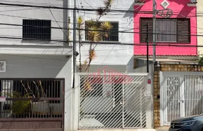 Sobrado 120m2 comercial 4 salas a 350m metro tatuape