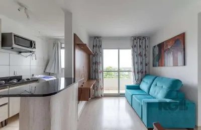 Apartamento 2 dormitórios e uma vaga no bairro morro santana com sacada.