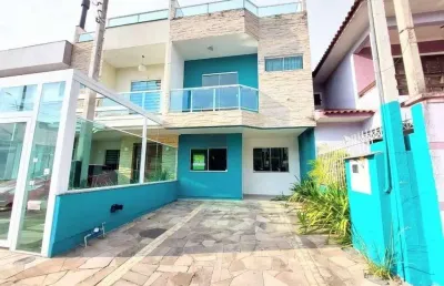 Casa à venda na hípica, 3 dormitórios, suíte com closet, sótão com churrasqueira e terraço, condomínio fechado com lazer