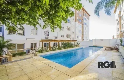 Apartamento no urbano menino deus de 1 dormitório vaga e pátio