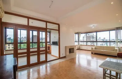 Apartamento com lareira e churrasqueira no higienópolis