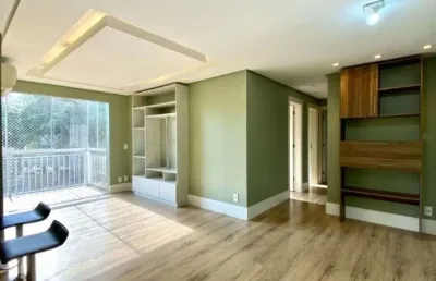 Apartamento com3 dormitórios,1 suíte, semi mobiliado e com vaga