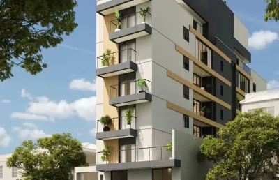 Lançamento a uma quadra do shopping agua verde: alto padrão  no saint maartan residence