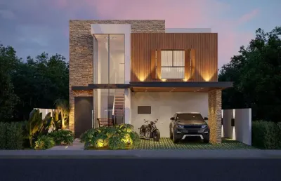 Casa para venda em joinville, vila nova, 3 dormitórios, 3 suítes, 4 banheiros, 2 vagas