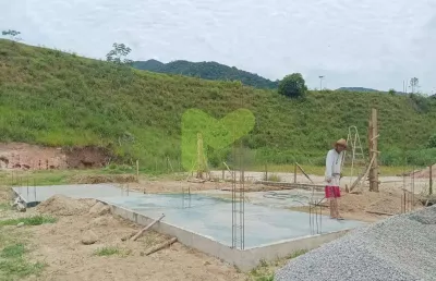 Chácara a venda na cabeceira do sana com casa em construção novíssima