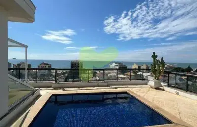 Cobertura à venda, 4 quartos, 3 suítes, 3 vagas, riviera fluminense - macaé/rj